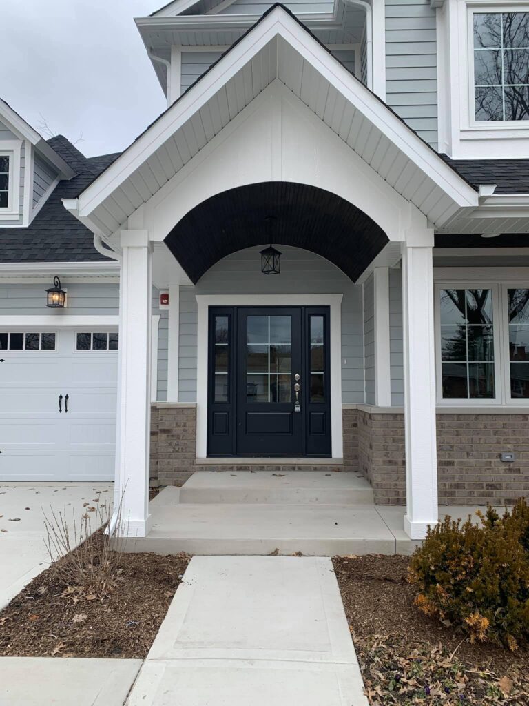Professional exterior doors and trims installation services in the Chicago area, elevating home exteriors with precision craftsmanship.