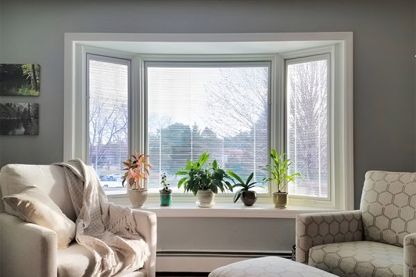 V-Bay window replacement services in Cook County area, providing expert installation and enhancing home aesthetics with versatile design.